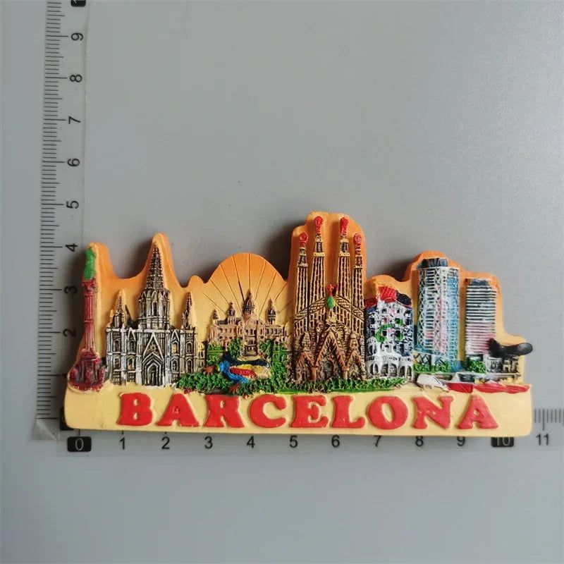 Fridge magnets Lanzarote Tenerife Gran canaria Algarve Canada Monaco Jerusalem South Africa Frankfurt Germany tourist souvenir - Grand Goldman