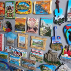 Fridge magnets Pompeii Italy GRAZ Austria Cordora Mardrid Croatia Bordeaux Liverpool Stockholm Sweden Porto Bulgaria Chicago USA - Grand Goldman
