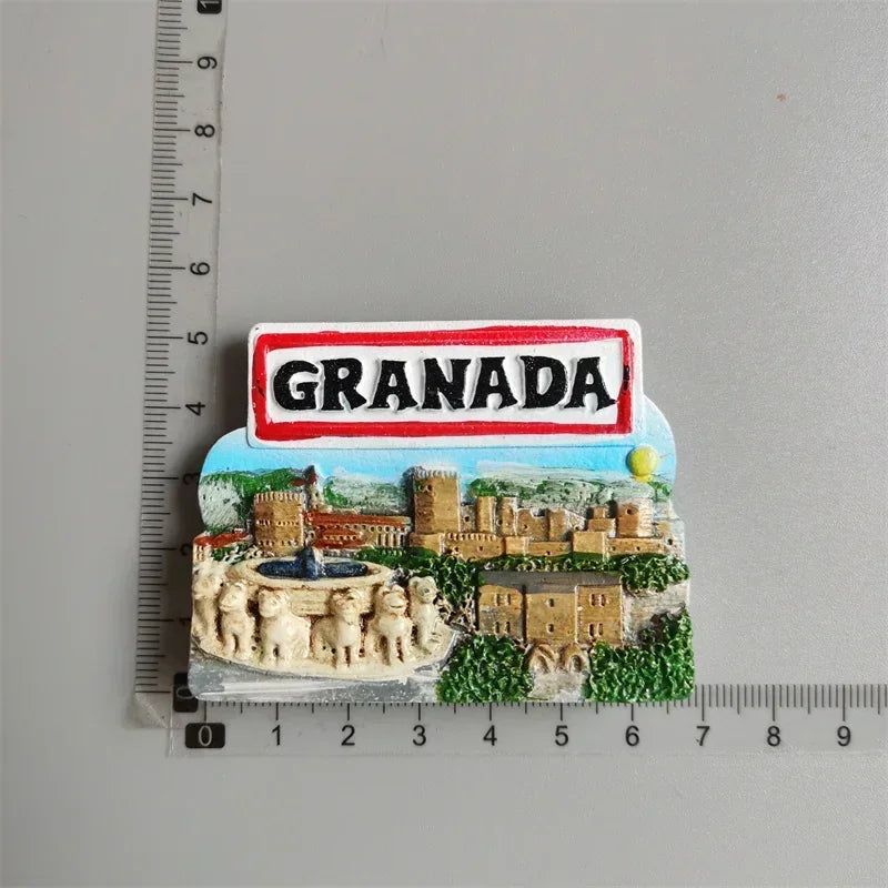Fridge magnets Pompeii Italy GRAZ Austria Cordora Mardrid Croatia Bordeaux Liverpool Stockholm Sweden Porto Bulgaria Chicago USA - Grand Goldman