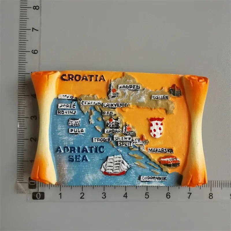 Fridge magnets Pompeii Italy GRAZ Austria Cordora Mardrid Croatia Bordeaux Liverpool Stockholm Sweden Porto Bulgaria Chicago USA - Grand Goldman