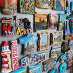 Fridge magnets Pompeii Italy GRAZ Austria Cordora Mardrid Croatia Bordeaux Liverpool Stockholm Sweden Porto Bulgaria Chicago USA - Grand Goldman