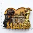 Fridge magnets Pompeii Italy GRAZ Austria Cordora Mardrid Croatia Bordeaux Liverpool Stockholm Sweden Porto Bulgaria Chicago USA - Grand Goldman