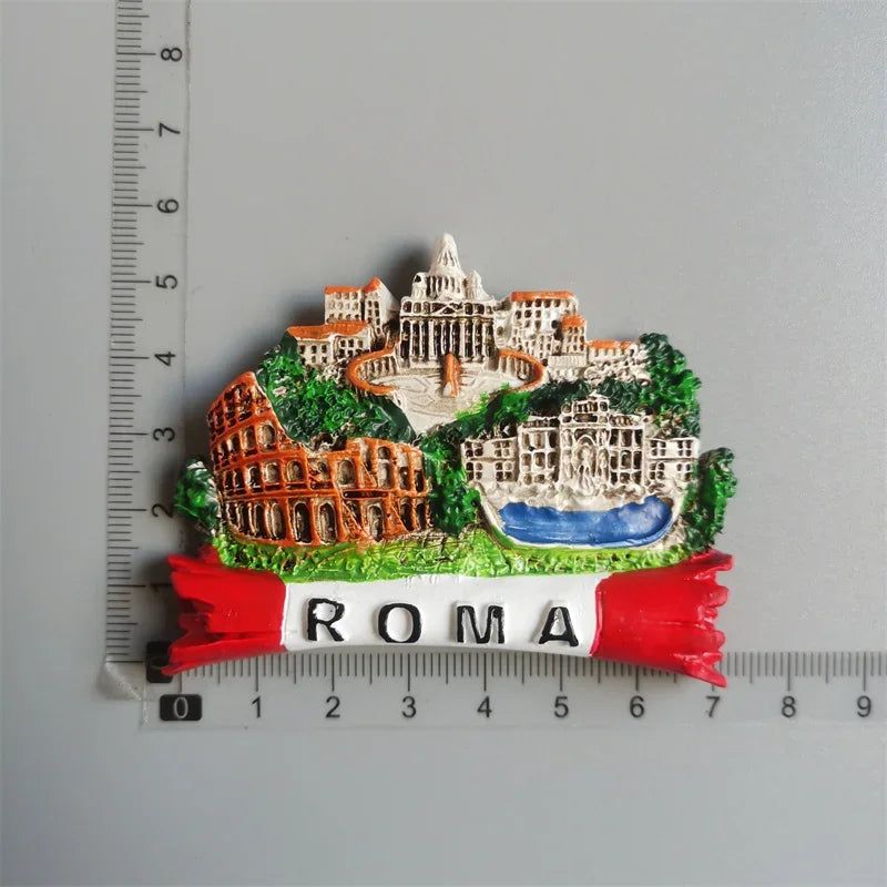 Fridge magnets Ronda Verona Italy Praha Ronda Greece Brasil Dominica Dubai Roma Tenerife Thailand Maldives Mexico Turkey sticker - Grand Goldman