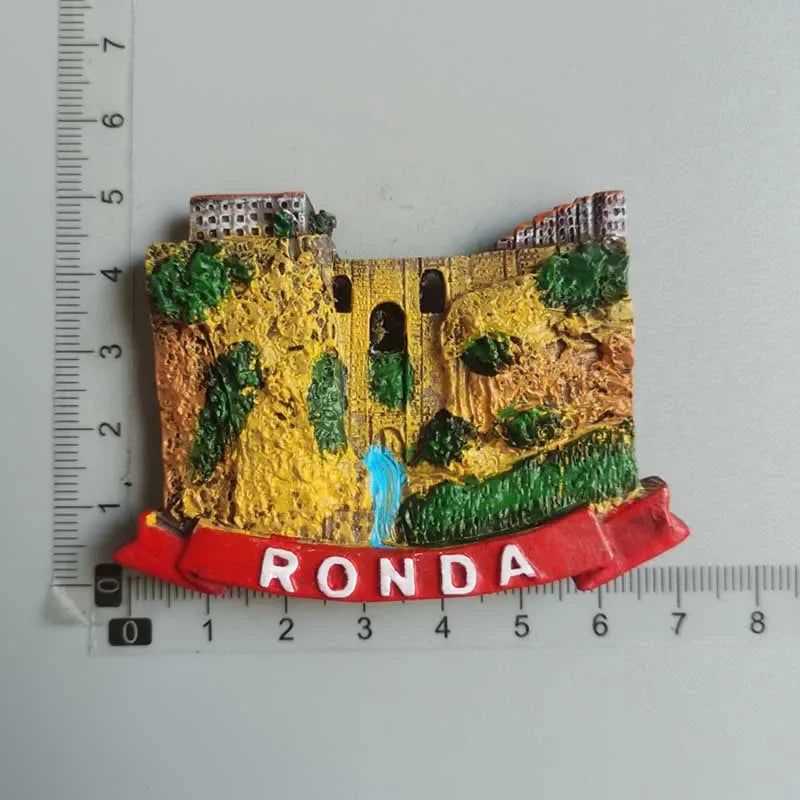 Fridge magnets Ronda Verona Italy Praha Ronda Greece Brasil Dominica Dubai Roma Tenerife Thailand Maldives Mexico Turkey sticker - Grand Goldman