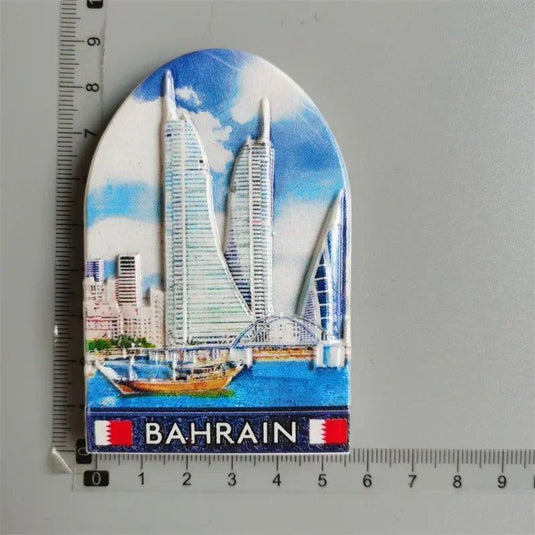 Fridge magnets Tourist Souvenir Magnetic Sticker Spain Ireland Norway Holland Dubai Japan Kenya Belgium Tanzania Malta New York - Grand Goldman