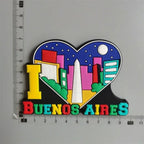 Fridge magnets tourist souvenir Las vegas Seattle Finland Argentina Cancun Mexico Jamaica Chile Greece Ukraine Puerto Rico Dubai - Grand Goldman