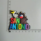 Fridge magnets tourist souvenir Las vegas Seattle Finland Argentina Cancun Mexico Jamaica Chile Greece Ukraine Puerto Rico Dubai - Grand Goldman
