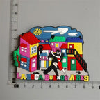 Fridge magnets tourist souvenir Las vegas Seattle Finland Argentina Cancun Mexico Jamaica Chile Greece Ukraine Puerto Rico Dubai - Grand Goldman