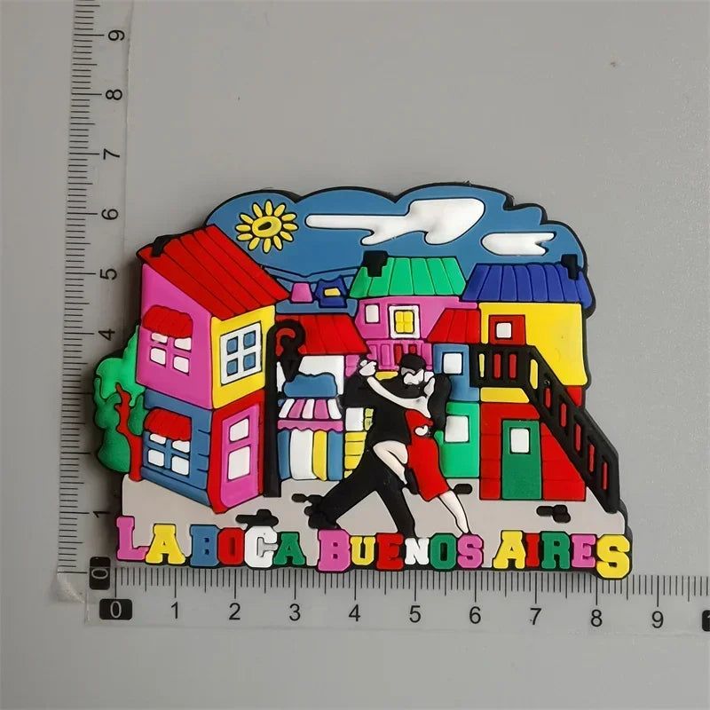Fridge magnets tourist souvenir Las vegas Seattle Finland Argentina Cancun Mexico Jamaica Chile Greece Ukraine Puerto Rico Dubai - Grand Goldman
