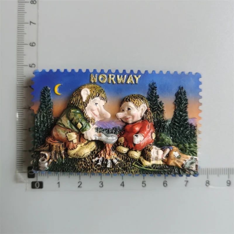 Fridge magnets tourist souvenir Switzerland Reykjavik Iceland Belgium BAHRAIN New York Norway Sweden Refrigerator Stickers - Grand Goldman