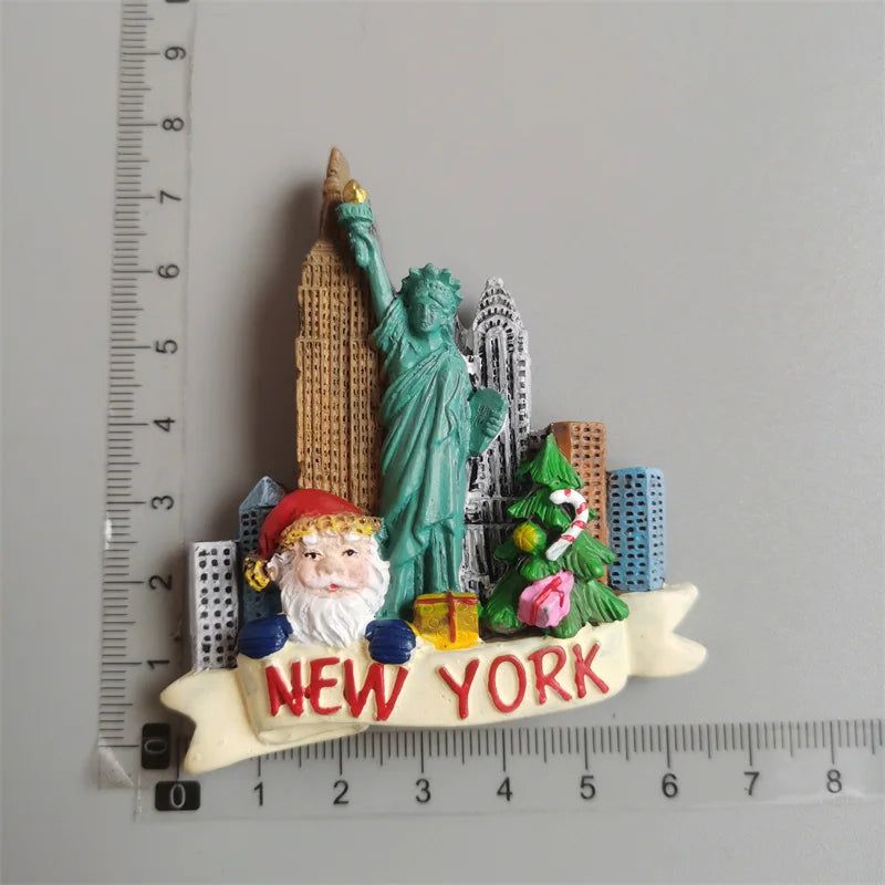 Fridge magnets tourist souvenir Switzerland Reykjavik Iceland Belgium BAHRAIN New York Norway Sweden Refrigerator Stickers - Grand Goldman