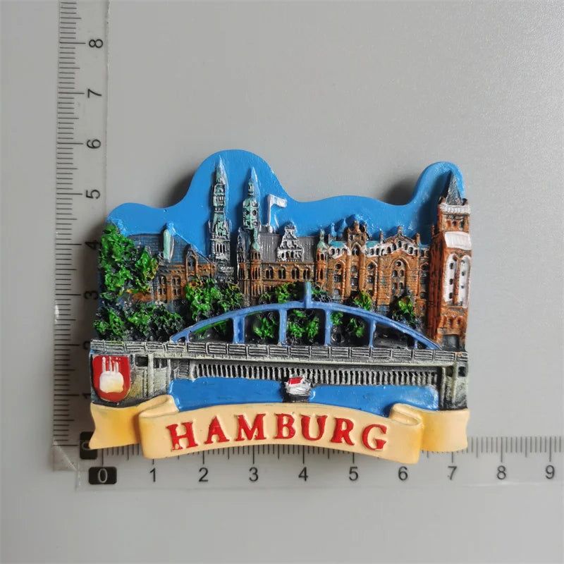 Fridge magnets tourist souvenir Switzerland Reykjavik Iceland Belgium BAHRAIN New York Norway Sweden Refrigerator Stickers - Grand Goldman