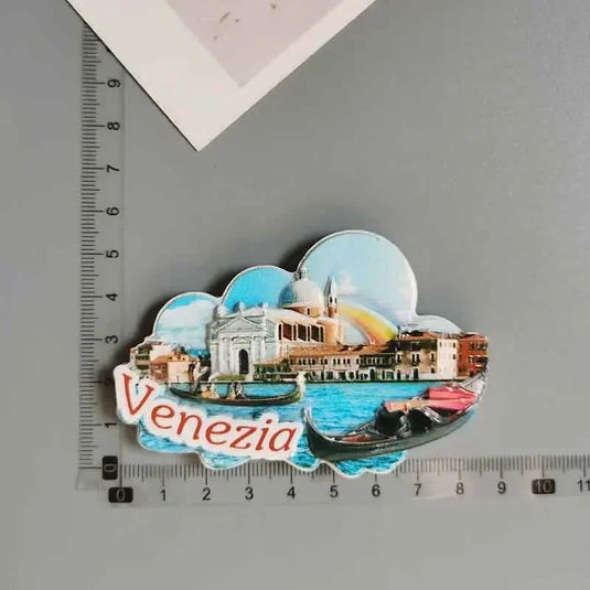 Fridge Magnets European Venezia Netherlands Berlin Tourist Souvenir Dominica Canada Holland Japan Refrigerator Stickers decor - Grand Goldman