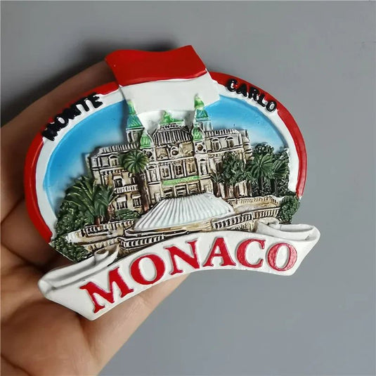 Fridge Magnets Monaco Croatia Sweden  Nepal Germany France Spain Kuwait World Tourist Souvenir collection refrigerator stickers - Grand Goldman