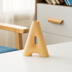 Frosted Letters AB Ceramic Vase Decoration European Retro Large-caliber Matte - Grand Goldman
