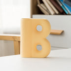 Frosted Letters AB Ceramic Vase Decoration European Retro Large-caliber Matte - Grand Goldman