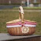 Fruit Basket Craft Basket Rural Round 20-30 Basket Wicker Basket Japanese Style - Grand Goldman