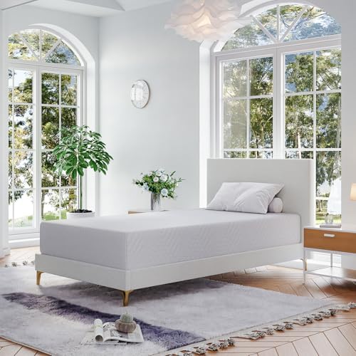 Full Mattress - 8 Inch Green Tea Memory Foam Mattress- Full Mattress in a Box - CertiPUR-US Certified Fiberglass Free Mattress - Gel Layer - Medium Firm - 54"x75" - Grand Goldman