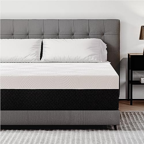 Full Mattress - 8 Inch Green Tea Memory Foam Mattress- Full Mattress in a Box - CertiPUR-US Certified Fiberglass Free Mattress - Gel Layer - Medium Firm - 54"x75" - Grand Goldman