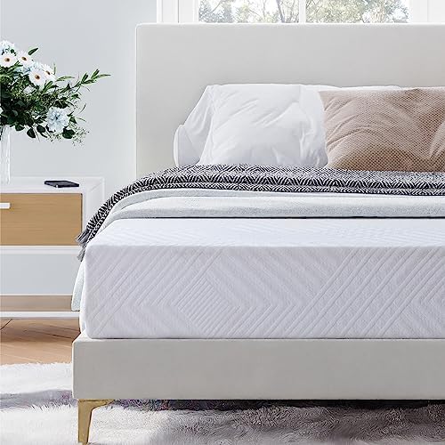 Full Mattress - 8 Inch Green Tea Memory Foam Mattress- Full Mattress in a Box - CertiPUR-US Certified Fiberglass Free Mattress - Gel Layer - Medium Firm - 54"x75" - Grand Goldman