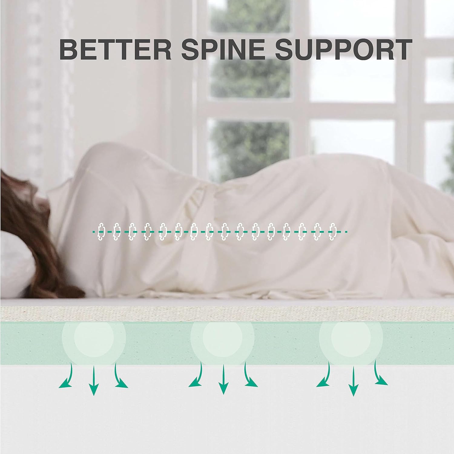 Full Mattress - 8 Inch Green Tea Memory Foam Mattress- Full Mattress in a Box - CertiPUR-US Certified Fiberglass Free Mattress - Gel Layer - Medium Firm - 54"x75" - Grand Goldman