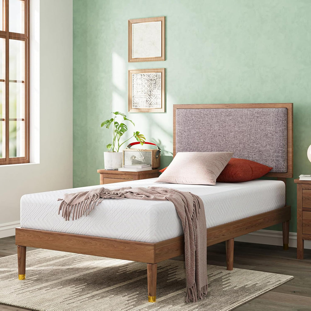 Full Mattress - 8 Inch Green Tea Memory Foam Mattress- Full Mattress in a Box - CertiPUR-US Certified Fiberglass Free Mattress - Gel Layer - Medium Firm - 54"x75" - Grand Goldman