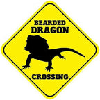Funny Metal Tin Sign Bear Panda Turtle Mouse Xing Caution Crossing Sign Wildlife Gift for Indoor Outdoor Wall Decor Square Sign - Grand Goldman