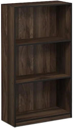 Furinno Basic 3-Tier Bookcase Storage Shelves, French Oak Grey - Grand Goldman