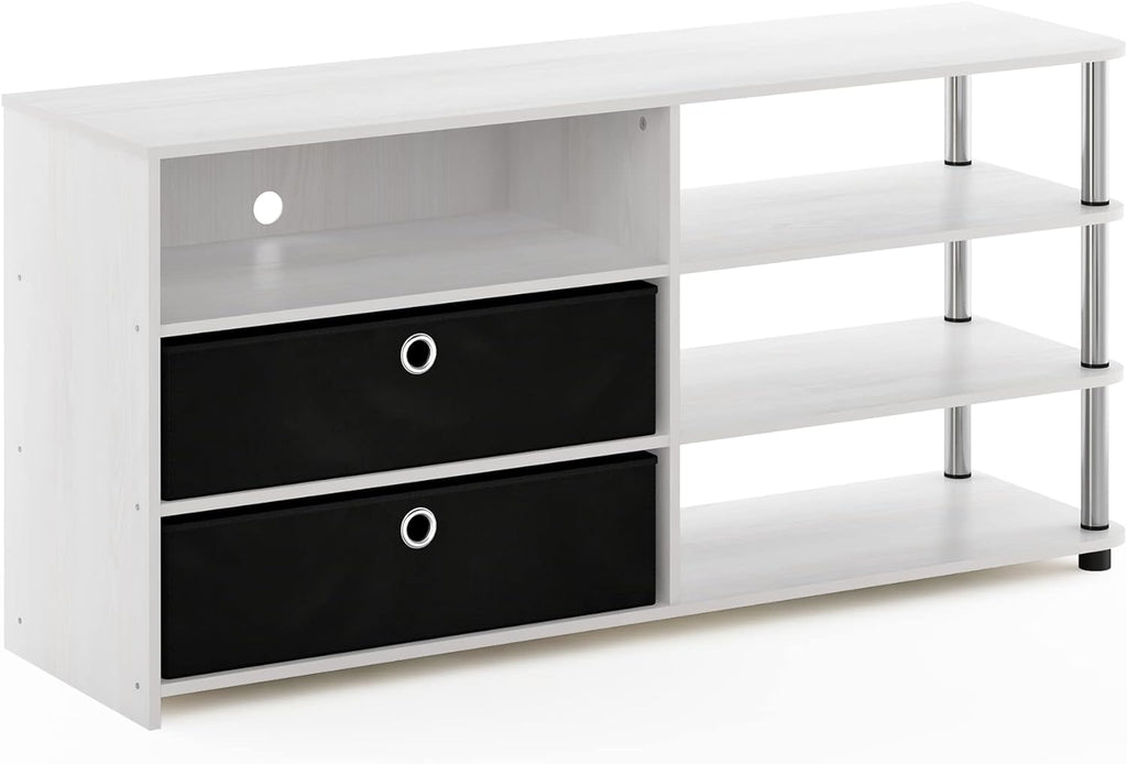 Furinno Classic Stand for TV up to 55 Inch, Espresso - Grand Goldman