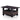 Furinno Coffee Table with Bins, Dark Brown/Black - Grand Goldman