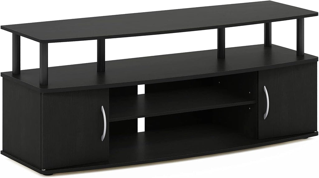 Furinno JAYA Large Entertainment Stand for TV Up to 55 Inch, Blackwood - Grand Goldman