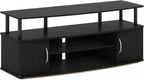 Furinno JAYA Large Entertainment Stand for TV Up to 55 Inch, Blackwood - Grand Goldman