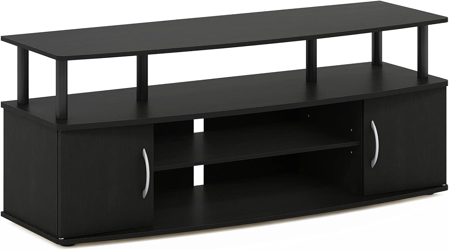 Furinno JAYA Large Entertainment Stand for TV Up to 55 Inch, Blackwood - Grand Goldman