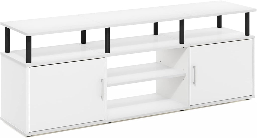 Furinno JAYA Large Entertainment Stand for TV Up to 55 Inch, Blackwood - Grand Goldman