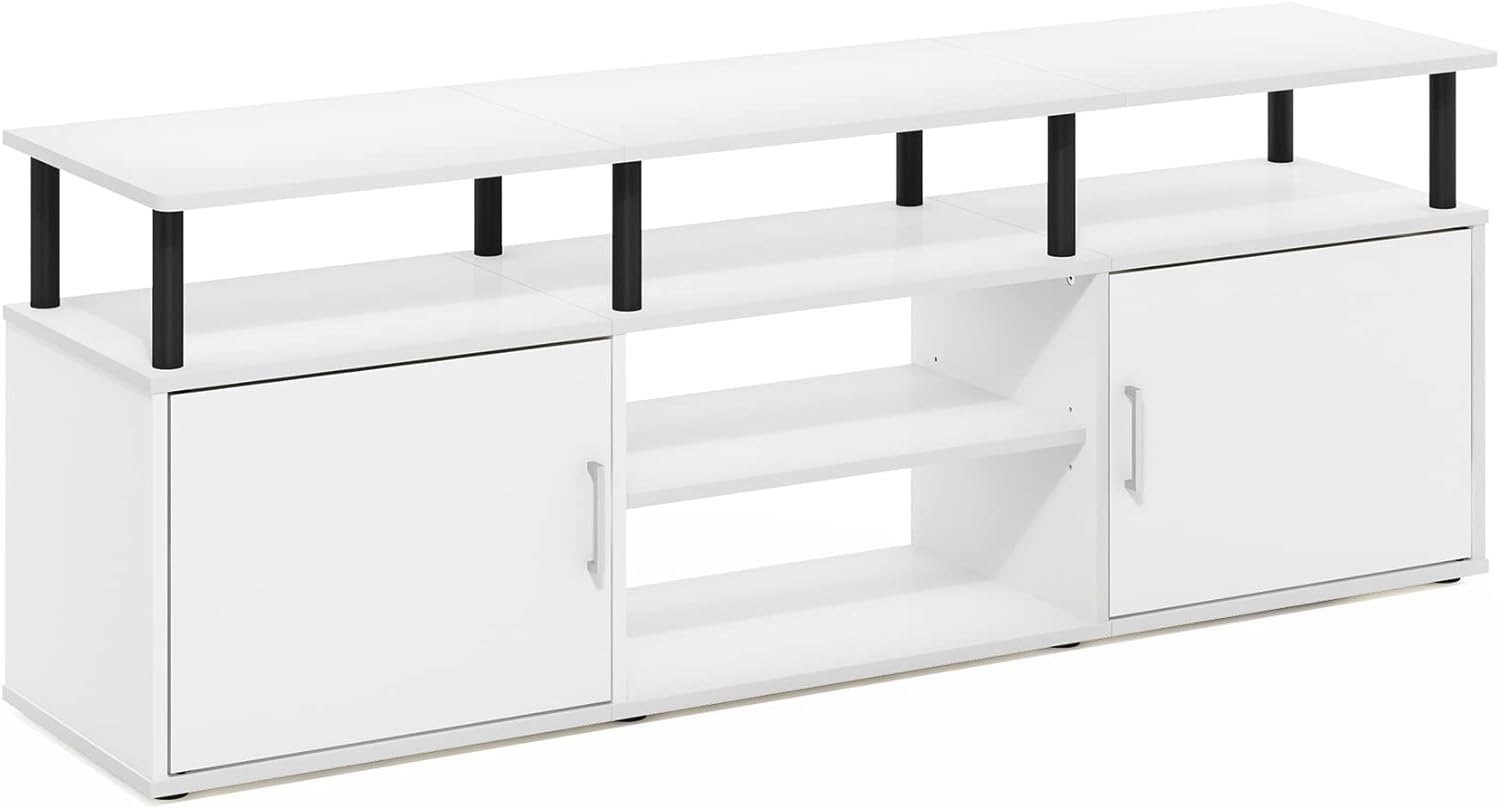 Furinno JAYA Large Entertainment Stand for TV Up to 55 Inch, Blackwood - Grand Goldman