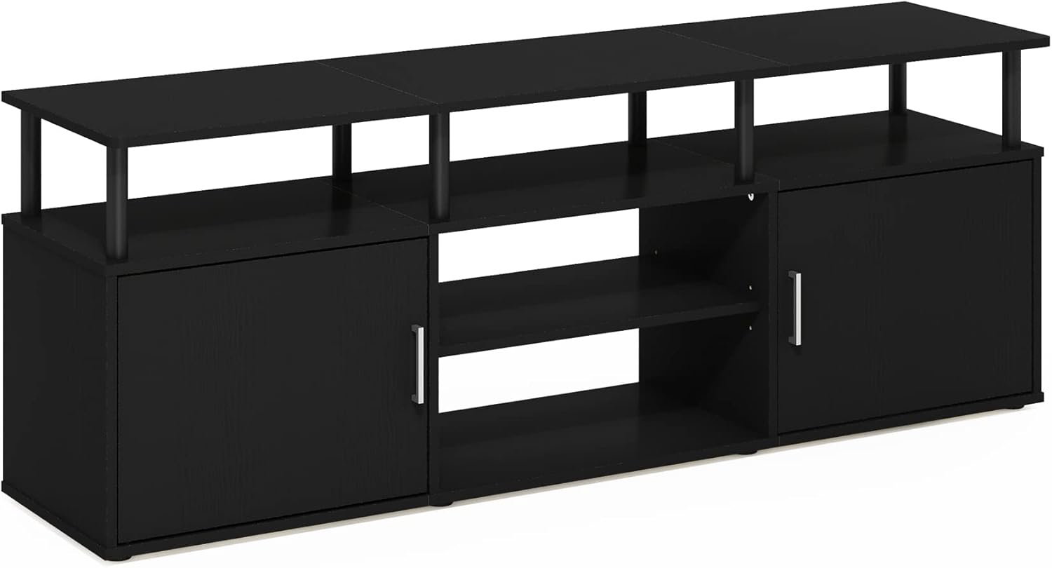 Furinno JAYA Large Entertainment Stand for TV Up to 55 Inch, Blackwood - Grand Goldman