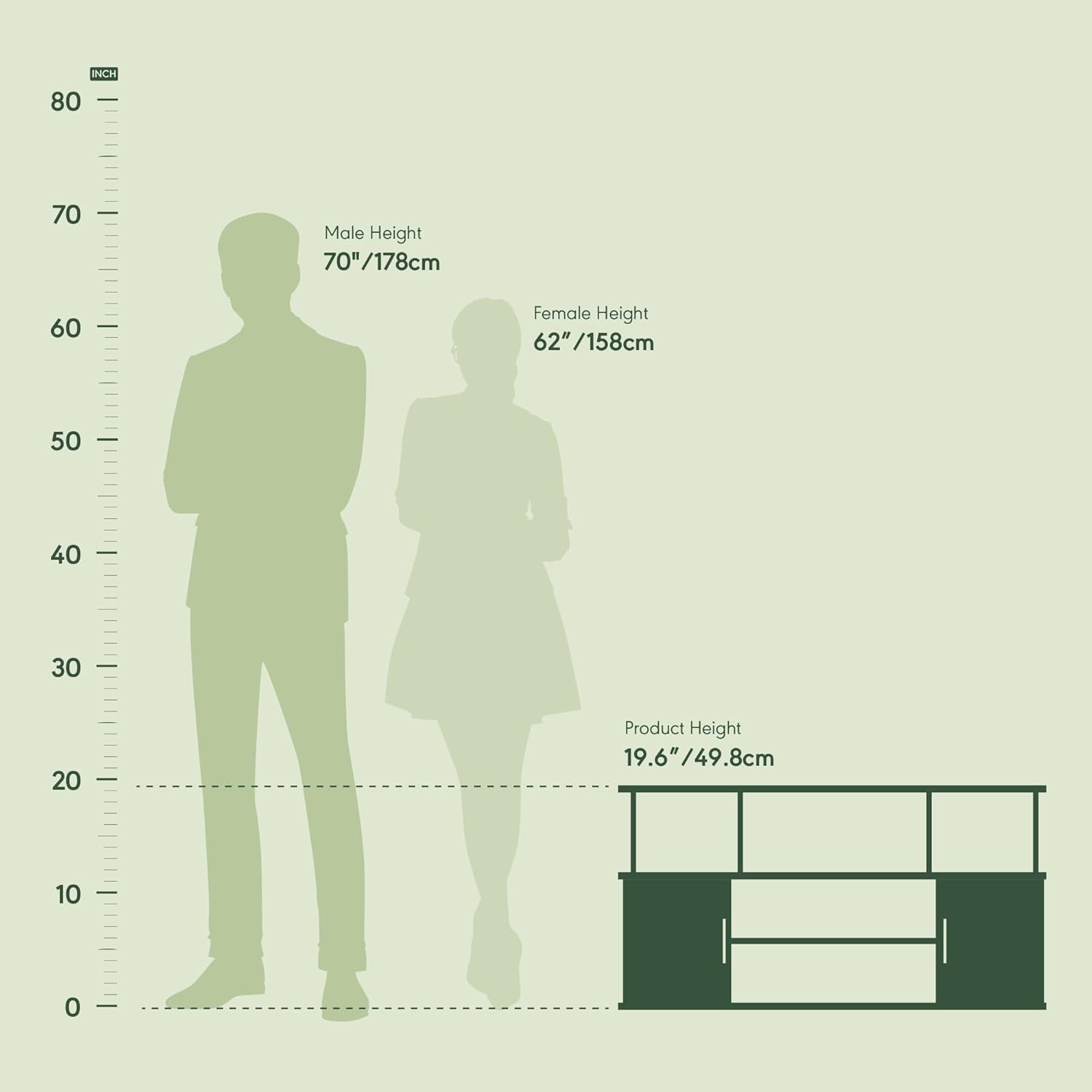 Furinno JAYA Large Entertainment Stand for TV Up to 55 Inch, Blackwood - Grand Goldman