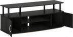 Furinno JAYA Large Entertainment Stand for TV Up to 55 Inch, Blackwood - Grand Goldman