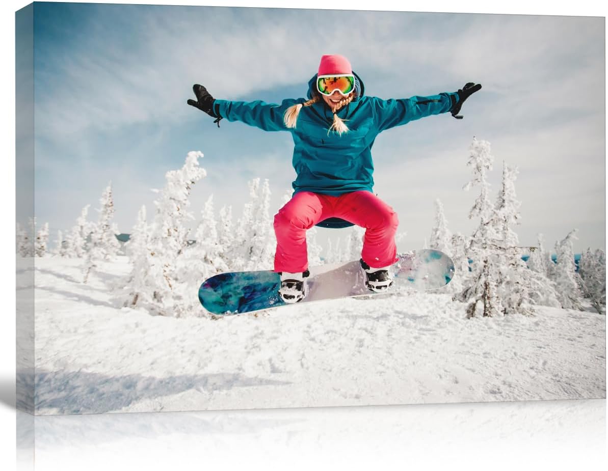 GMissT Canvas Prints With Your Photos - Personalized Pictures On Canvas Custom Poster for Home Decor - Floating Frames & Gift Wrapping Available - Grand Goldman