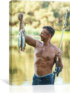 GMissT Canvas Prints With Your Photos - Personalized Pictures On Canvas Custom Poster for Home Decor - Floating Frames & Gift Wrapping Available - Grand Goldman