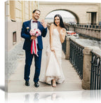 GMissT Canvas Prints With Your Photos - Personalized Pictures On Canvas Custom Poster for Home Decor - Floating Frames & Gift Wrapping Available - Grand Goldman