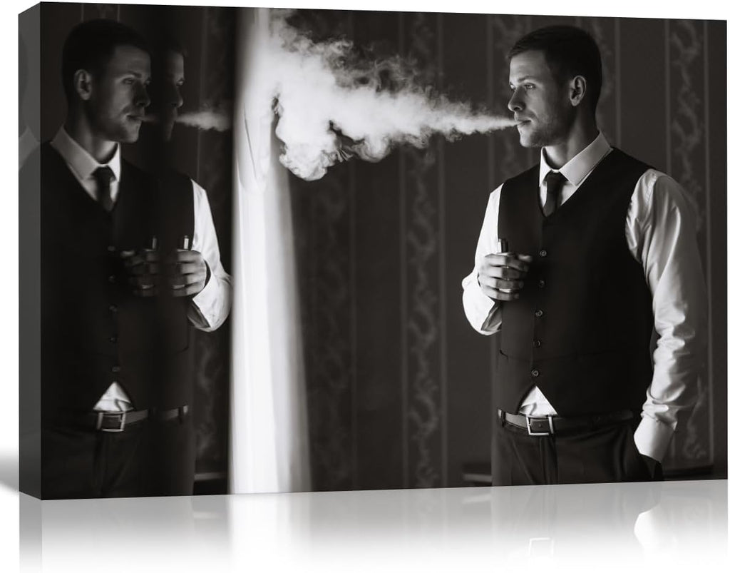 GMissT Canvas Prints With Your Photos - Personalized Pictures On Canvas Custom Poster for Home Decor - Floating Frames & Gift Wrapping Available - Grand Goldman