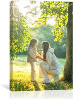 GMissT Canvas Prints With Your Photos - Personalized Pictures On Canvas Custom Poster for Home Decor - Floating Frames & Gift Wrapping Available - Grand Goldman