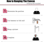 GMissT Canvas Prints With Your Photos - Personalized Pictures On Canvas Custom Poster for Home Decor - Floating Frames & Gift Wrapping Available - Grand Goldman