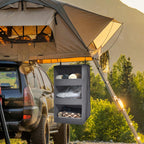 GRANNY SAYS 3-Shelf Hanging Closet Organizer and Storage, Collapsible Hanging Closet Shelves, Hanging Organizer for Closet & RV, Gray, 29 ½" H X 12" W X 12" D, 1-Pack - Grand Goldman