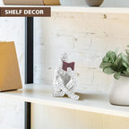 GRAPMKTG Home Decor Pulp Reading Women Thinker Statue Aesthetic Sculpture Room Decor Modern Abstract Decoration on Shelf Table Desk for Living Room Office Bedroom A - Grand Goldman