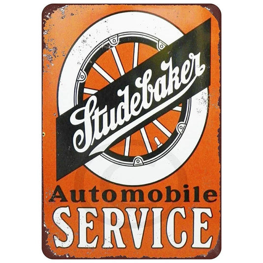 Garage Full Service Repair Shop Metal Tin Signs Posters Plate Wall Decor for Garage Bars Man Cave Cafe Club Retro Posters Plaque - Grand Goldman