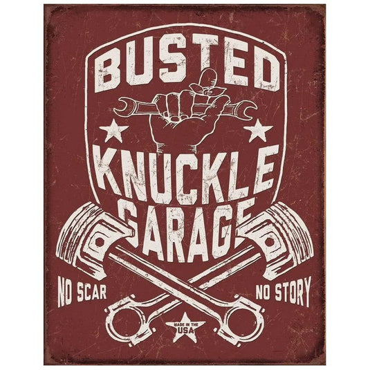 Garage Full Service Repair Shop Metal Tin Signs Posters Plate Wall Decor for Garage Bars Man Cave Cafe Club Retro Posters Plaque - Grand Goldman