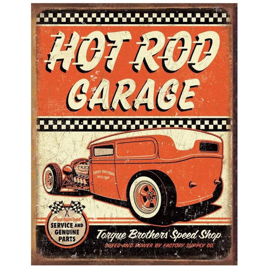 Garage Full Service Repair Shop Metal Tin Signs Posters Plate Wall Decor for Garage Bars Man Cave Cafe Club Retro Posters Plaque - Grand Goldman