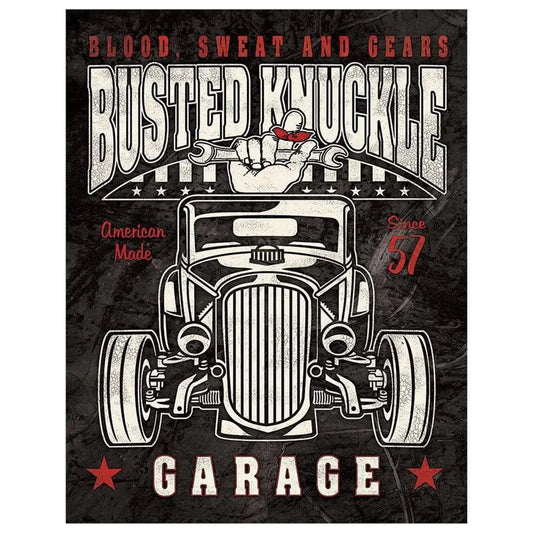 Garage Full Service Repair Shop Metal Tin Signs Posters Plate Wall Decor for Garage Bars Man Cave Cafe Club Retro Posters Plaque - Grand Goldman